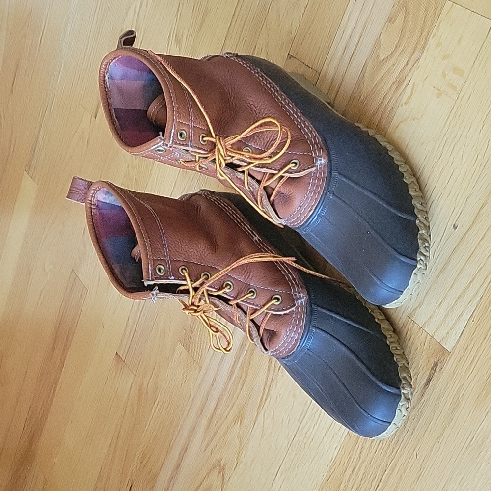 Flannel lined insulated 8" L.L Bean Boots Men's 12